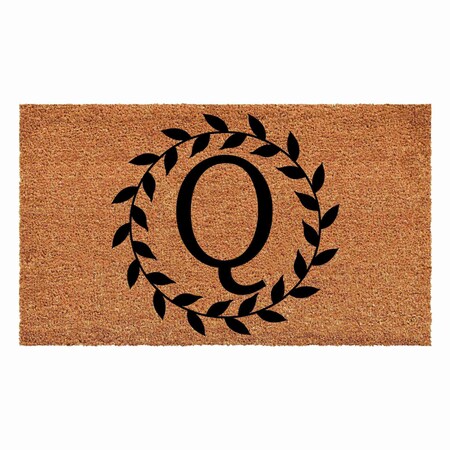 Calloway Mills Monogram Door Mat, Black, Natural, 17 in W x 29 in L 108201729Q